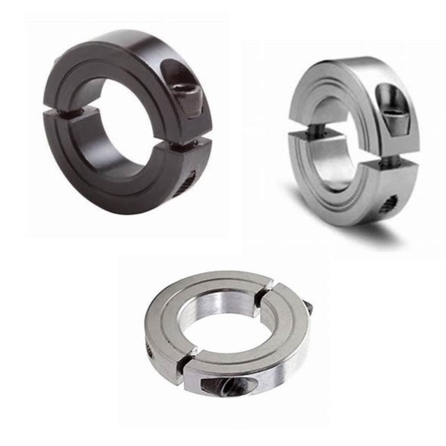 Double Split (Two-Piece) Clamping Shaft Collars