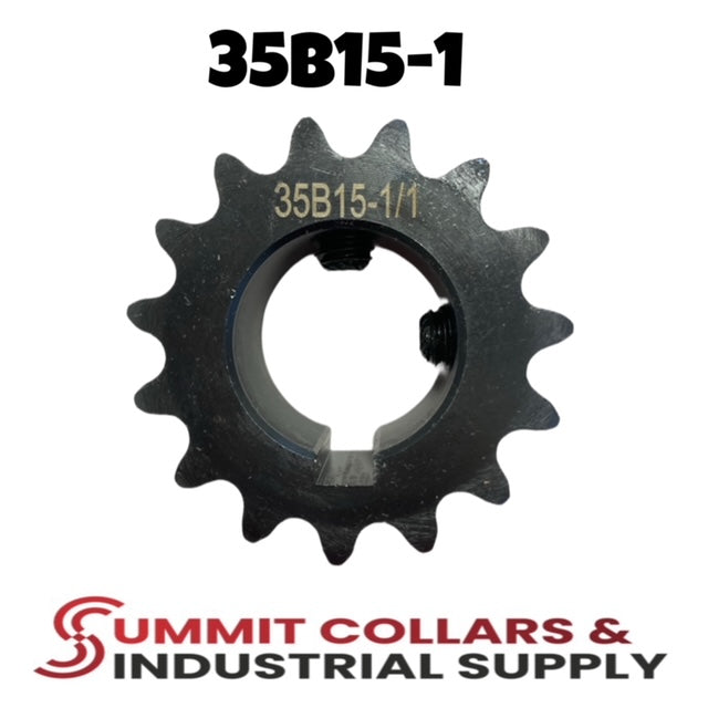 #35 Roller Chain Sprocket, Type B, 15 Tooth 1