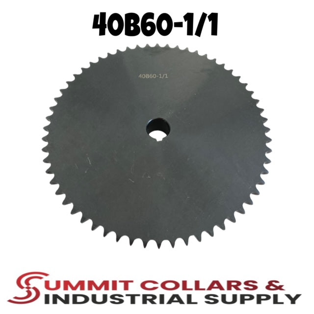 #40 Roller Chain Sprocket, Type B, 60 Tooth 1
