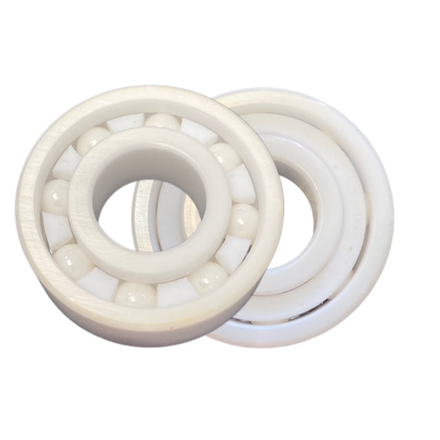 6202-CE-ZRO2-PTFE 15mm ID x 35mm OD x 11mm W Ceramic Premium Ball Bearing ZrO2 Zirconia Oxide