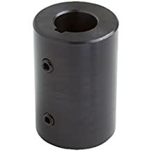 SCR-100-KW Solid Rigid Coupling 1" ID with Keyway Black Oxide Finish