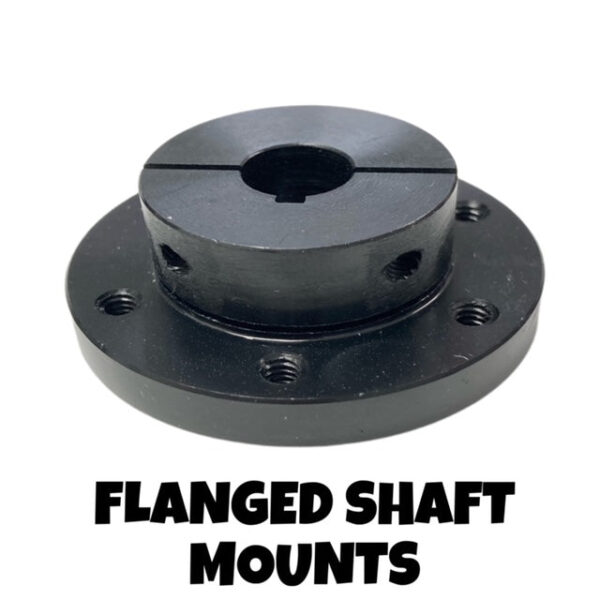 1/4" Flanged Shaft Mounts with Keyway Flange / Hub Mount Shaft Collar Couplings