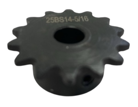 #25 Roller Chain Sprocket, B, 14 Tooth 5/16" Bore 25BS14-5/16