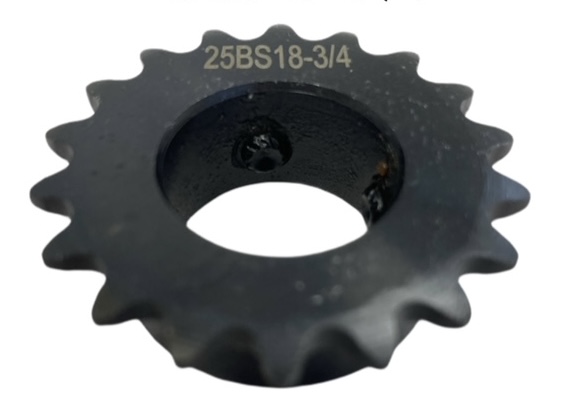#25 Roller Chain Sprocket B 18 Tooth 3/4" Bore 25BS18-3/4