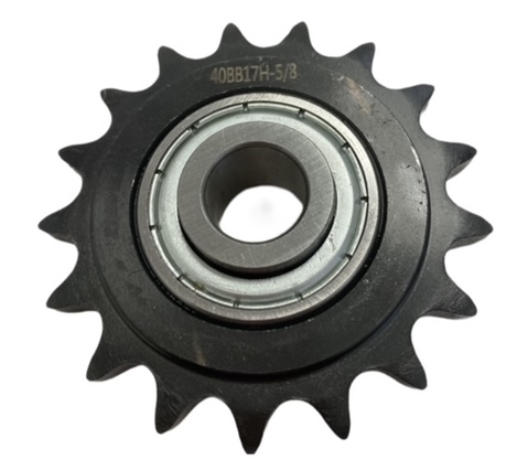 ANSI Roller Chain Idler Sprocket Wear-Resistant, for #40 Chain, 17 Teeth, for 1/2" Shaft Diameter