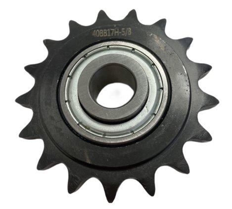 ANSI Roller Chain Idler Sprocket Wear-Resistant, for #40 Chain, 17 Teeth, for 5/8" Shaft Diameter
