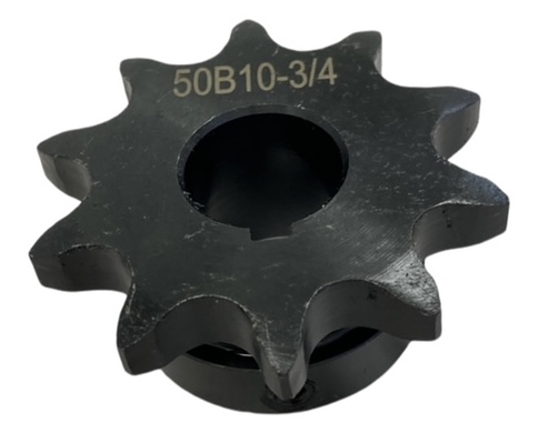 Roller Chain Sprocket for ANSI 50 Chain, 10 Teeth, for 3/4" Shaft Diameter