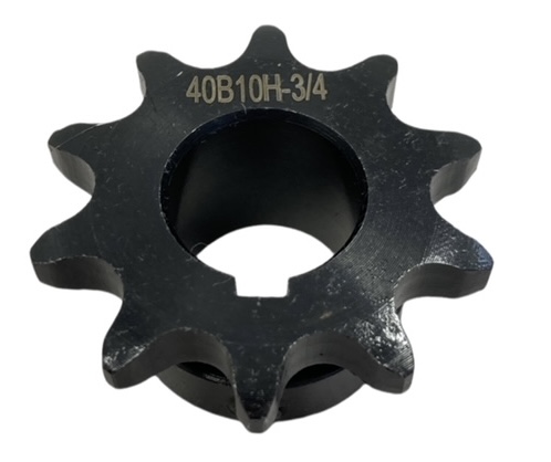 Roller Chain Sprocket for ANSI 40 Chain, 10 Teeth, for 3/4" Shaft Diameter