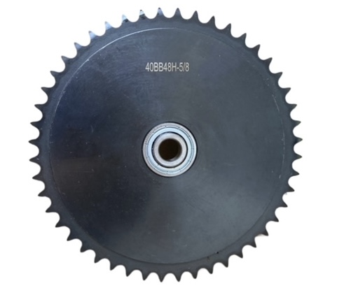 ANSI Roller Chain Idler Sprocket Wear-Resistant, for #40 Chain, 48 Teeth, for 5/8" Shaft Diameter