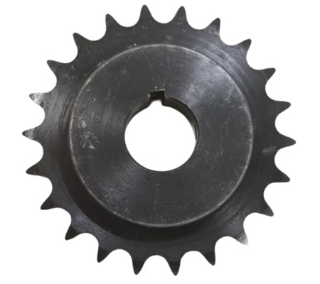 Wear-Resistant Sprocket for ANSI 50 Chain, 22 Teeth, for 1" Shaft Diameter