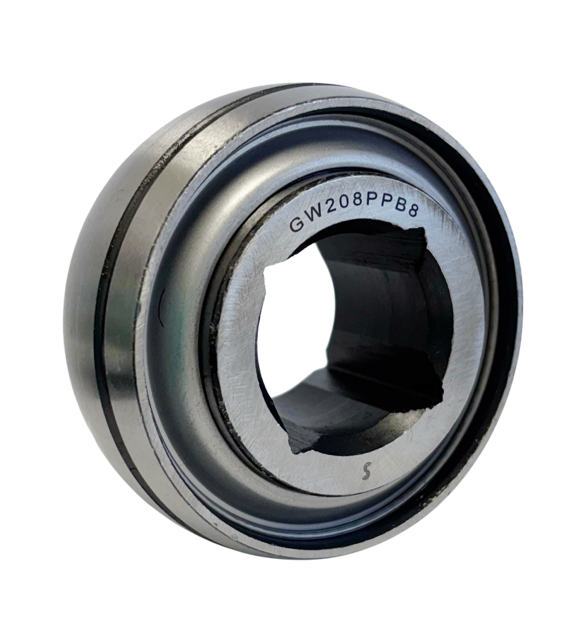 GW208PPB8 1-1/8" Square Bore Disc Harrow Bearing DS208TTR8