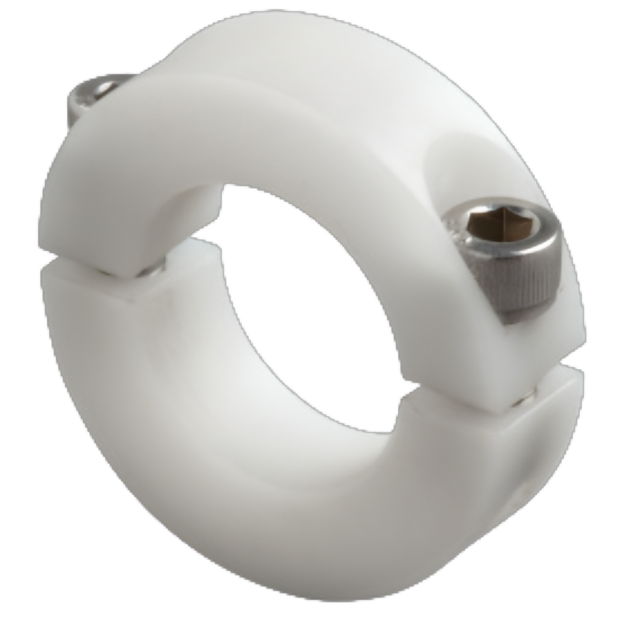 N2C-025 Acetal Two-Piece Clamping Collar
