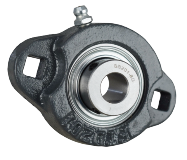 SBFTD201-8 2-BOLT(SQ) DUCTILE FLANGE-SETSCREW LOCKING